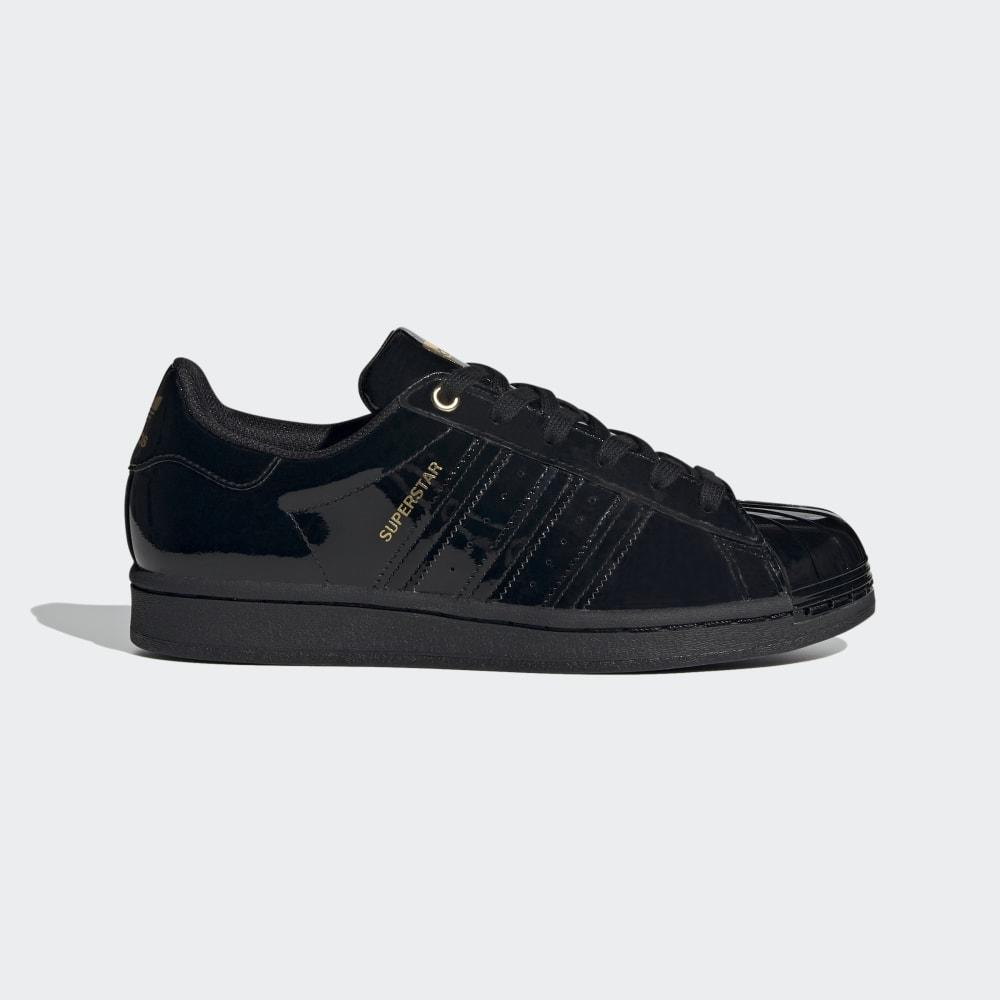 Originals Adidas Superstar Metal Toe Dama Romania - Negrii/Aurii Metal FV3299